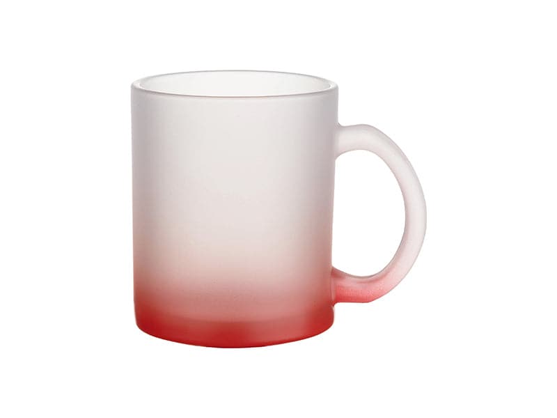 Pearl Coating™ 11oz Sublimation Frosted Gradient Glass Mug - Case of 36 - Joto Imaging Supplies US